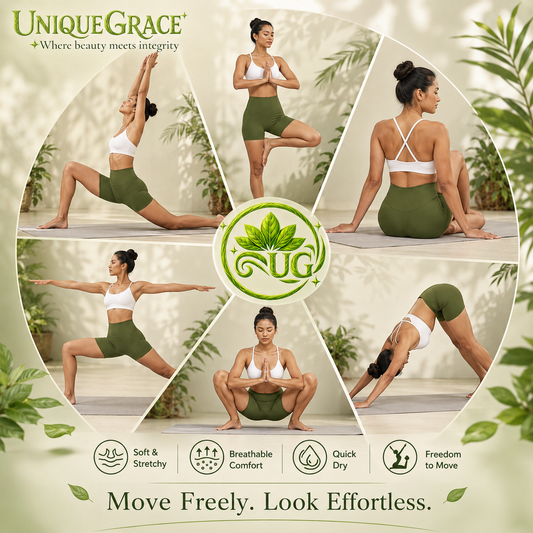 High-Waist Seamless Yoga Biker Shorts for Woman