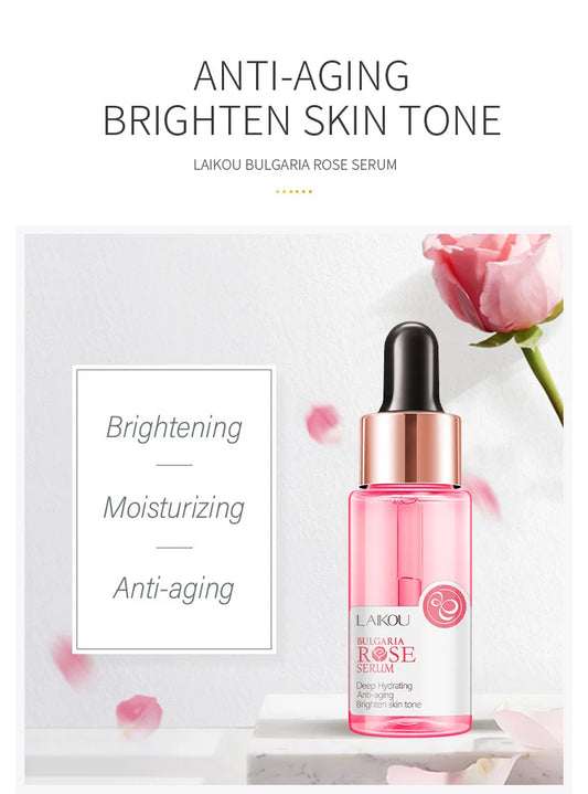 LAIKOU Bulgaria Rose Serum – Brightening & Anti-Aging Elixir