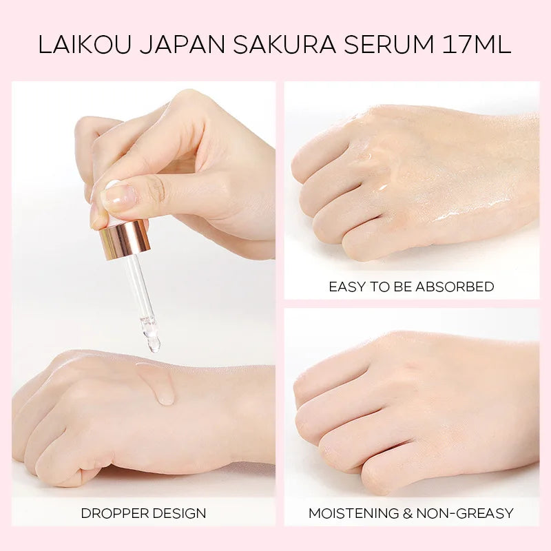 LAIKOU Japan Sakura Serum – Even Skin Tone, Hydration & Firming Essence