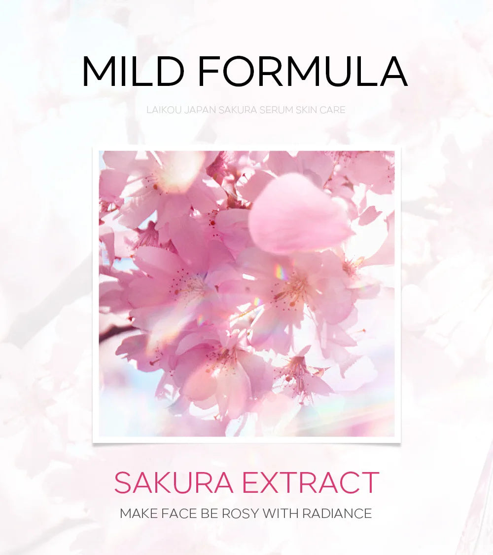 LAIKOU Japan Sakura Serum – Even Skin Tone, Hydration & Firming Essence