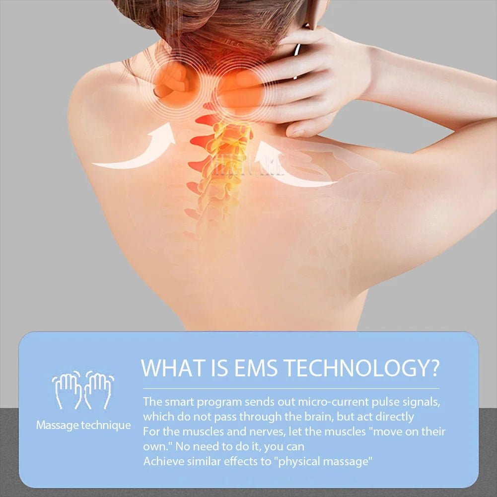 Neck Smart Massager — Rechargeable Heating & Pulse Therapy