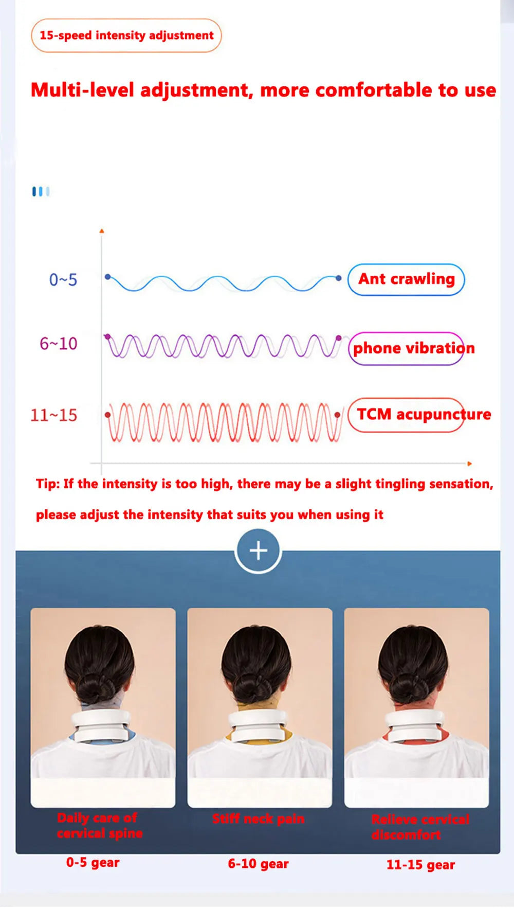Upgraded Neck Smart Massager — TENS Pulse Therapy & 8D Simulated Techniques