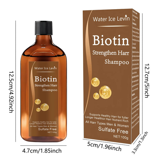 Biotin hair Growth shampoo anti-hair loss treatment for men and women rapid thickening and re-oil beauty health