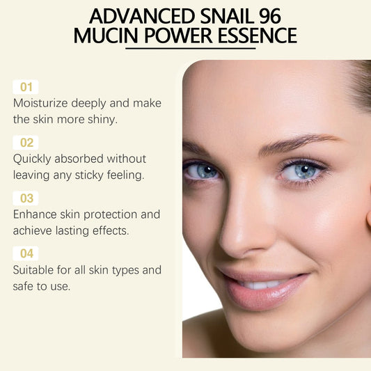 OUHOE Advanced Snail 96 Mucin Power Essence – Intensive Hydration & Skin Repair (100ml)