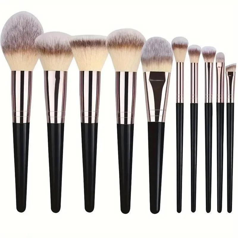 Professional 3-20PCS Rose Gold Makeup Brushes
