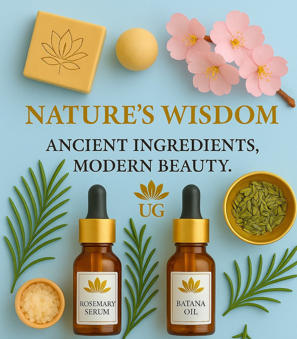 Nature’s Wisdom: Ancient Ingredients, Modern Beauty.