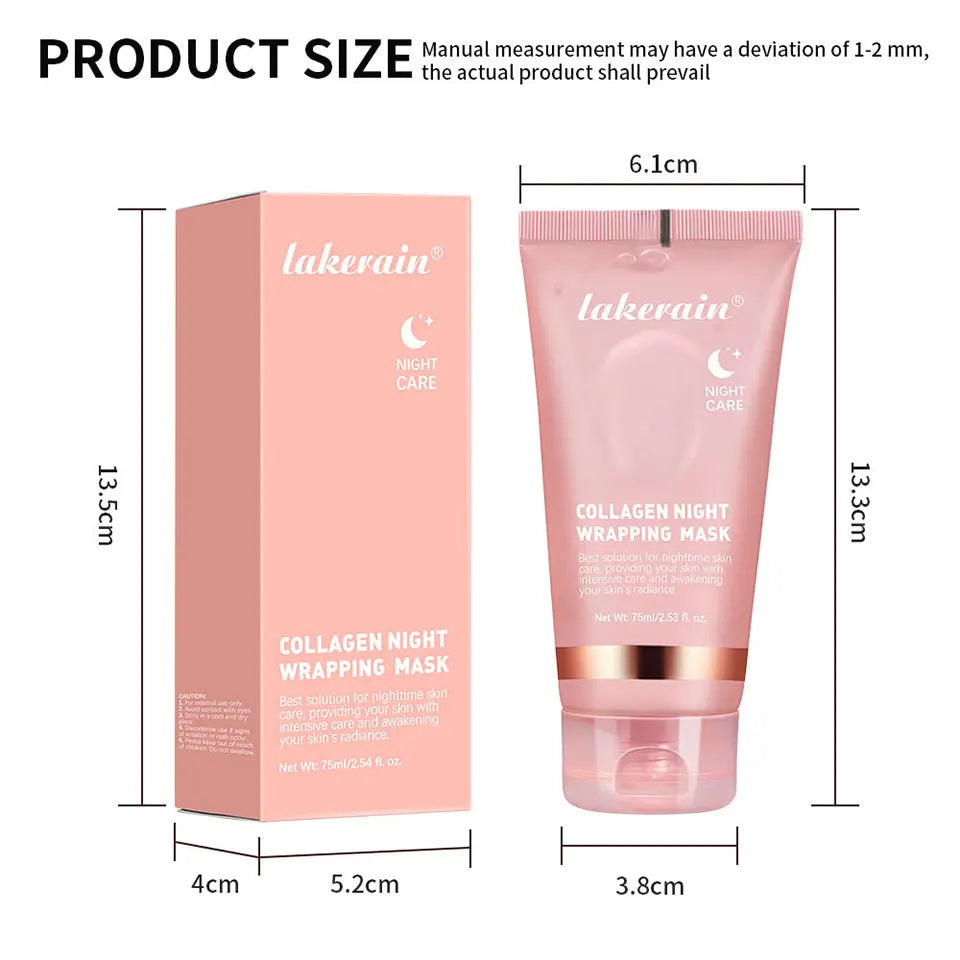Korean Deep Collagen  Night wrapping mask