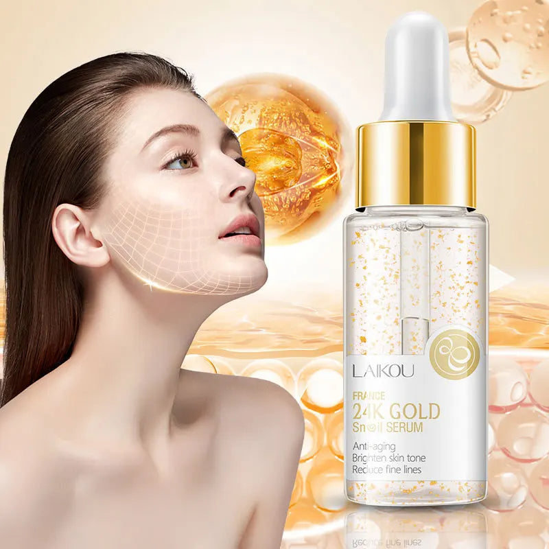 LAIKOU France 24K Gold Snail Serum