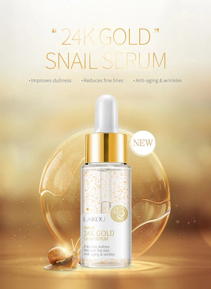 LAIKOU France 24K Gold Snail Serum
