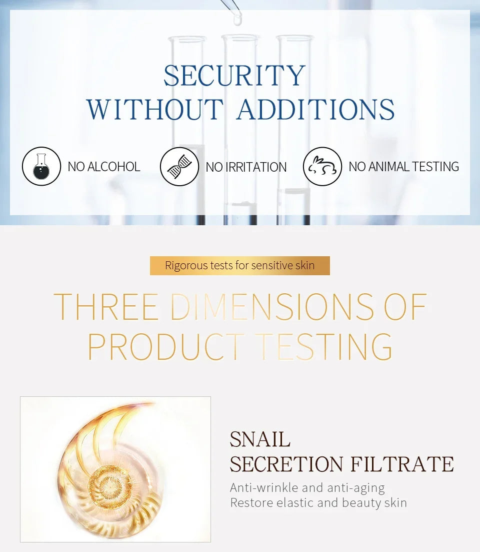LAIKOU France 24K Gold Snail Serum