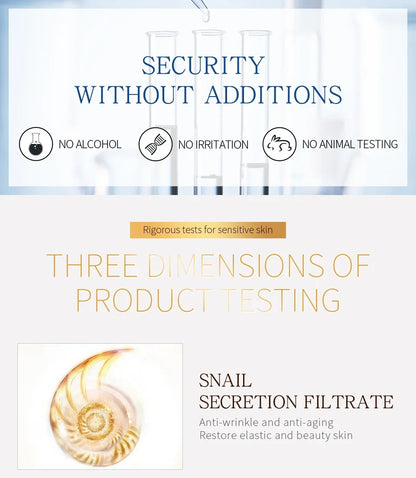 LAIKOU France 24K Gold Snail Serum