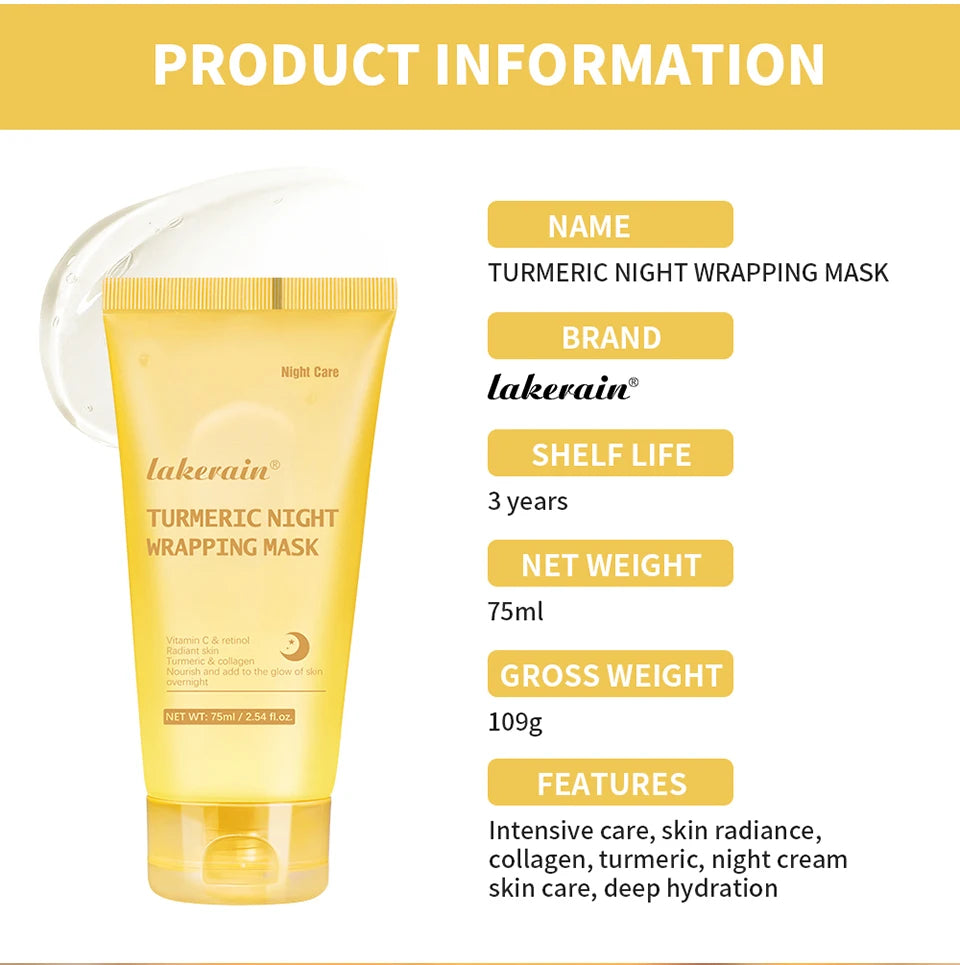Korean Deep Collagen  Night wrapping mask