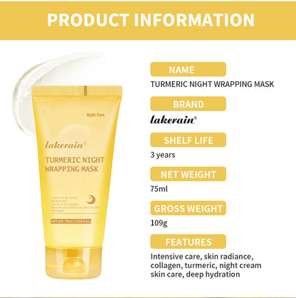 Korean Deep Collagen  Night wrapping mask