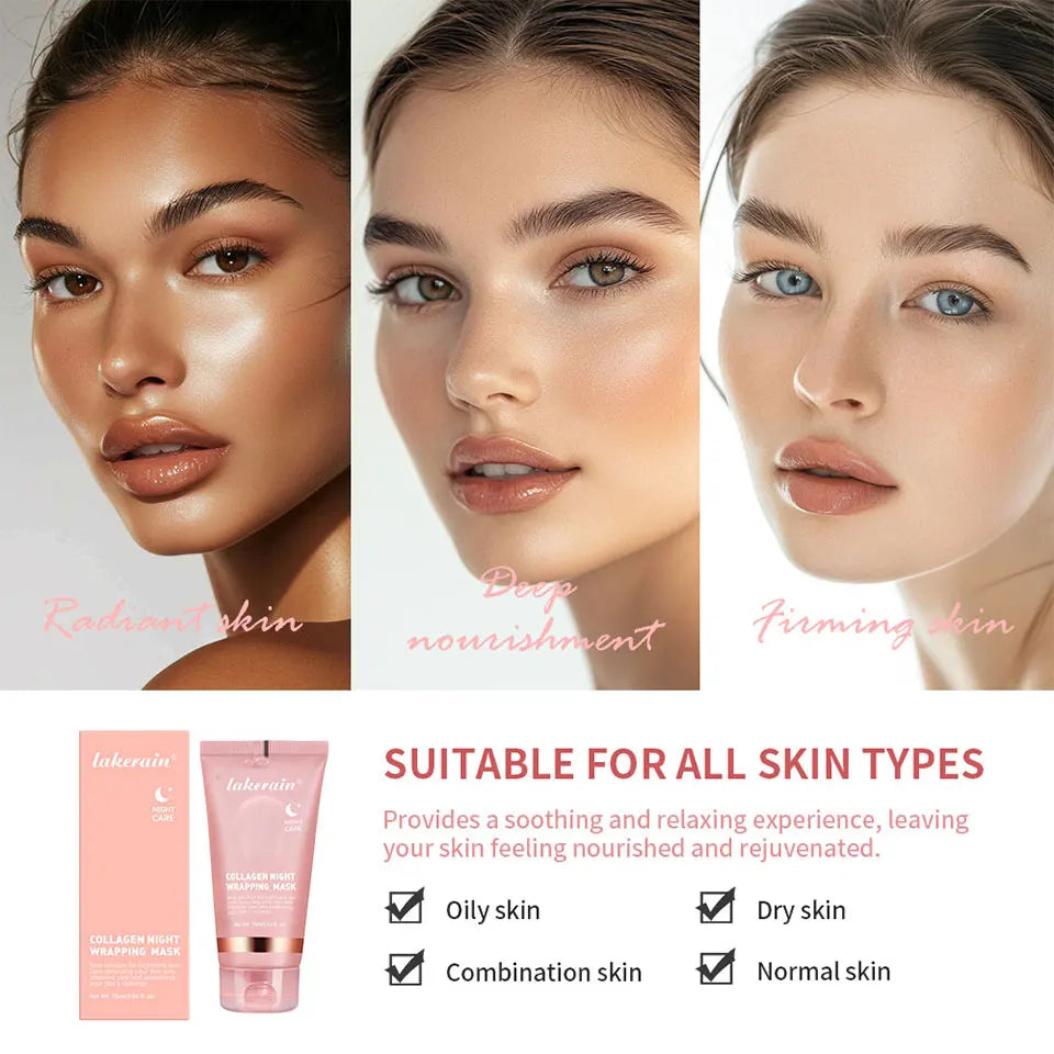 Korean Deep Collagen  Night wrapping mask