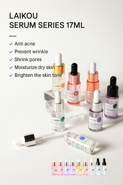 LAIKOU 7-Piece Premium Serum Collection Bundle