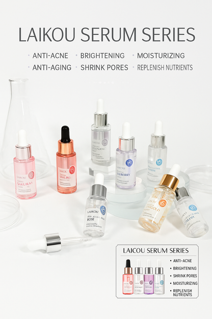 LAIKOU 7-Piece Premium Serum Collection Bundle