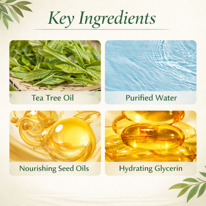 Tea Tree Essential Oil for Hair, Skin & Body Care