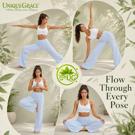 High-Waist Wide-Leg Yoga Pants