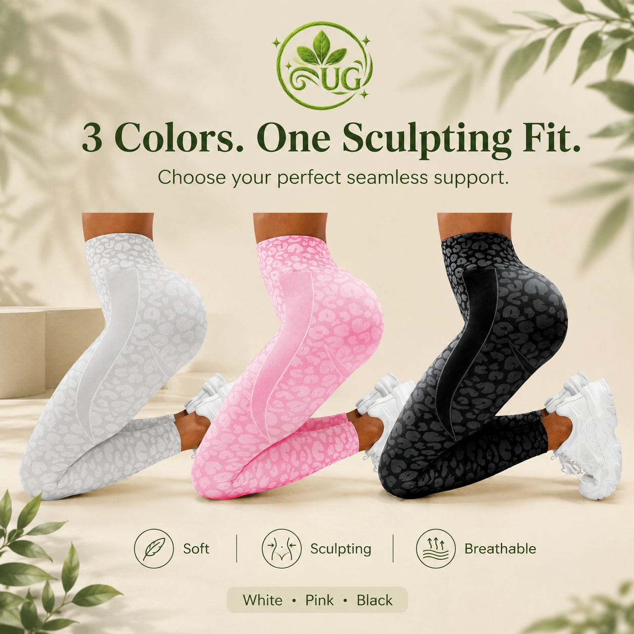 Seamless High-Waist Yoga Leggings | Sculpting Stretch Activewear