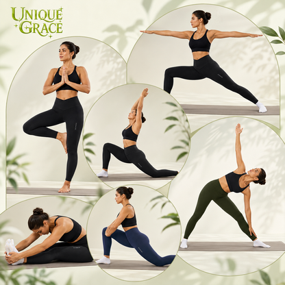 Seamless Butt-Lifting Yoga Leggings with Cross Waistband