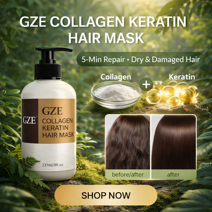 GZE Collagen Keratin Hair Mask – 237 ml