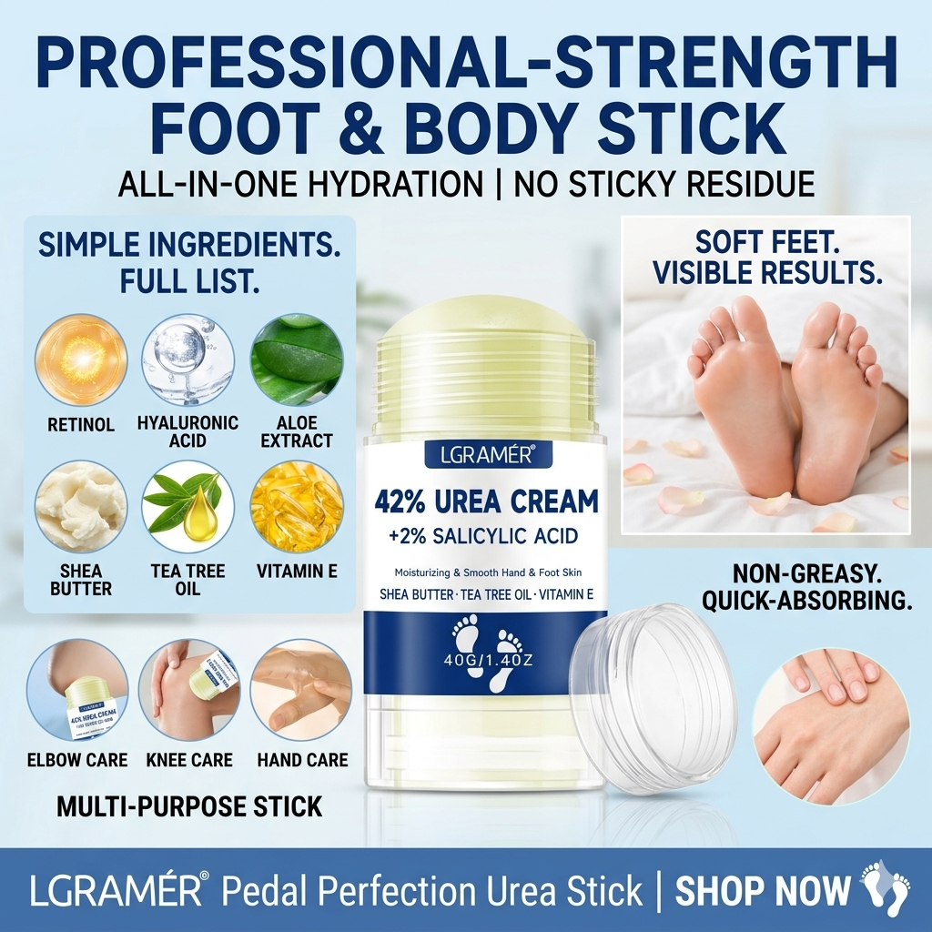 LGRAMÉR 42% Urea Repair Stick + 2% Salicylic Acid Foot & Callus Treatment