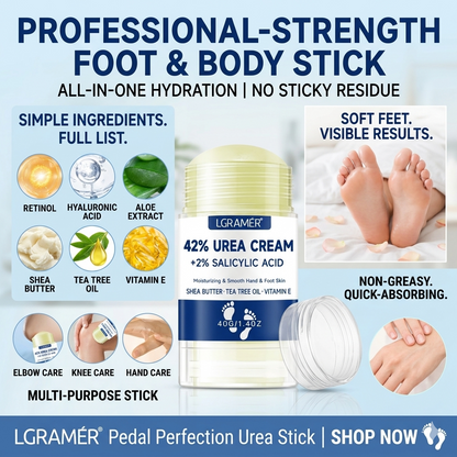 LGRAMÉR 42% Urea Repair Stick + 2% Salicylic Acid Foot & Callus Treatment