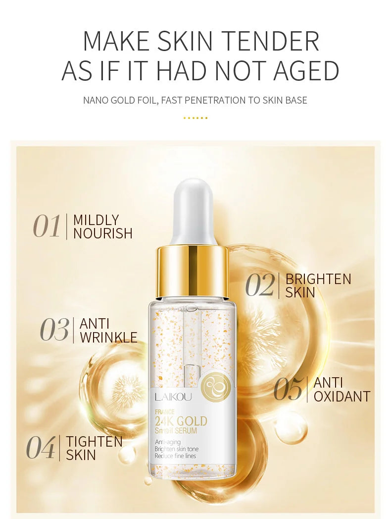 LAIKOU 7-Piece Premium Serum Collection Bundle