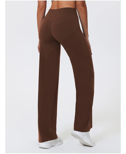 High-Waist Wide-Leg Yoga Pants