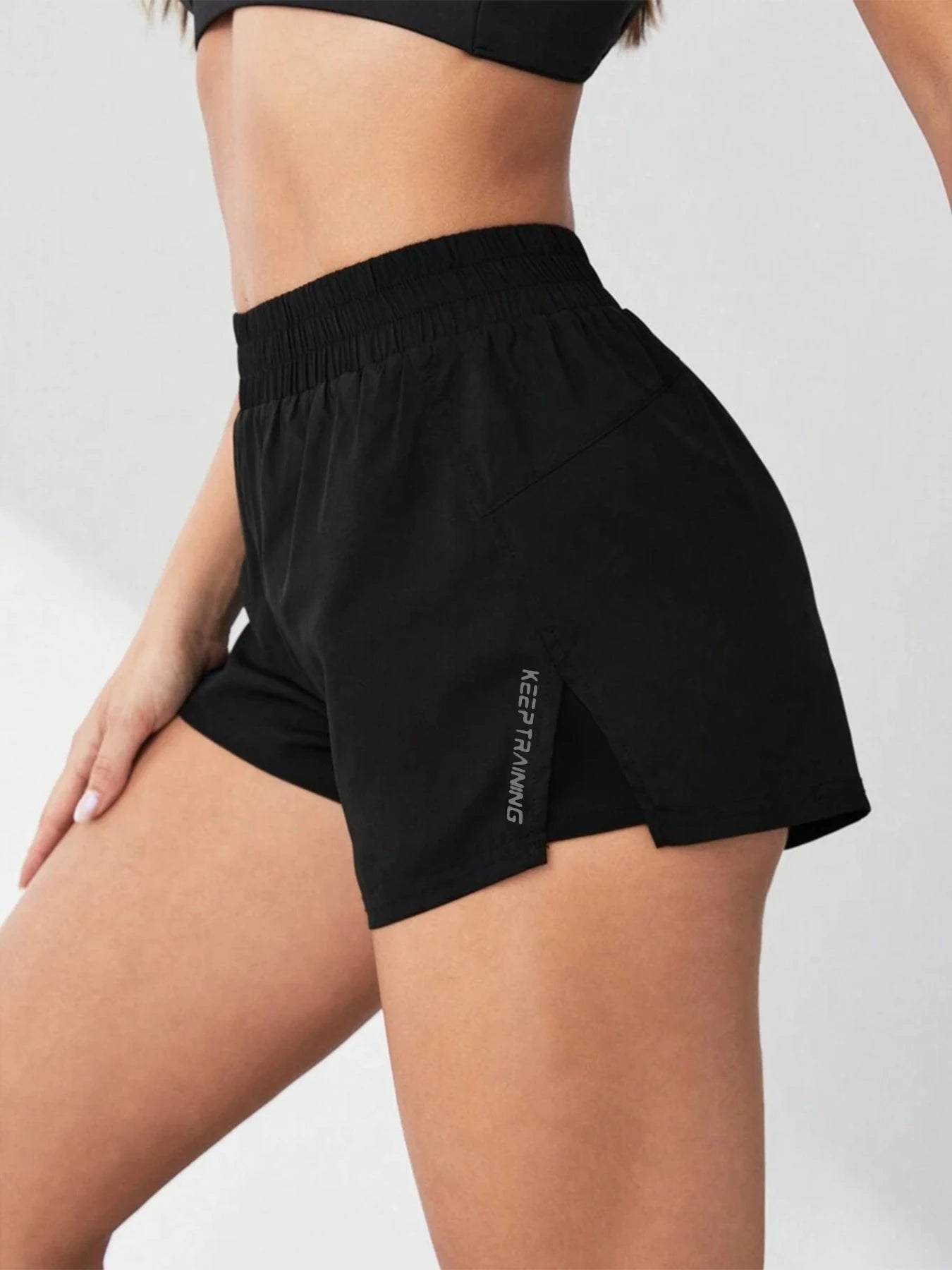 Women’s 2-in-1 High Waist Training Shorts with Pocket