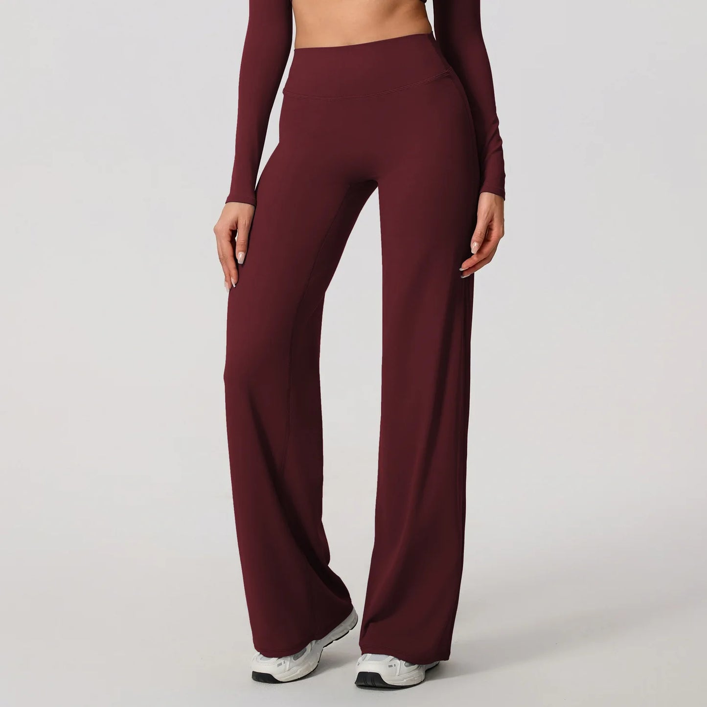 High-Waist Wide-Leg Yoga Pants