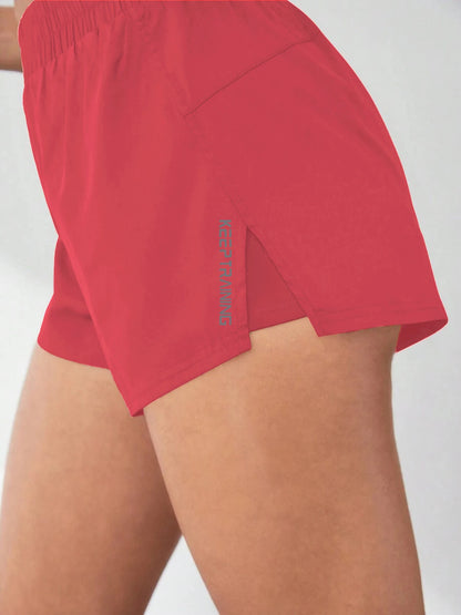Women’s 2-in-1 High Waist Training Shorts with Pocket