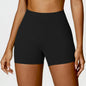 High-Waist Scrunch Yoga Shorts | Seamless Fitness Shorts