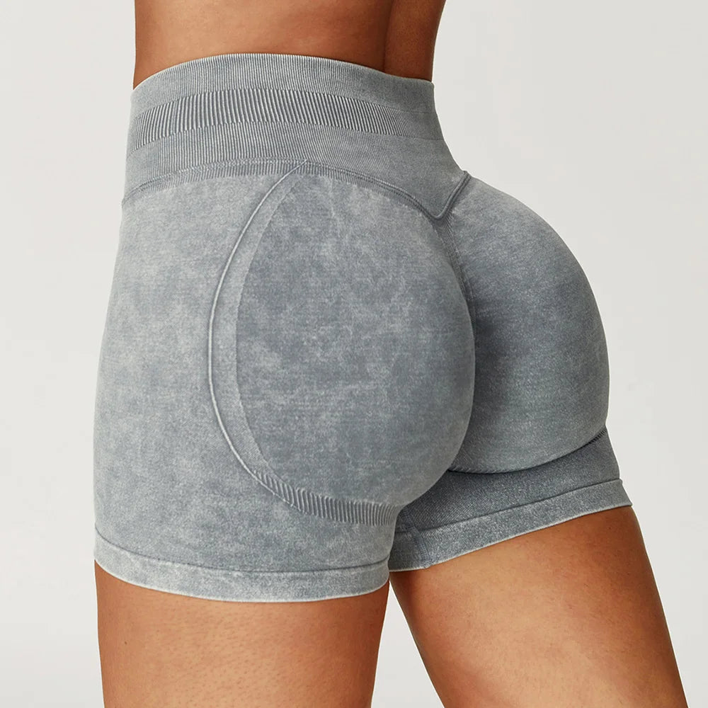 Seamless High-Waist Sculpt Yoga Shorts