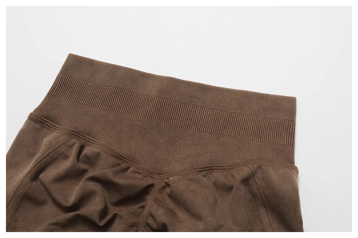 Seamless High-Waist Sculpt Yoga Shorts