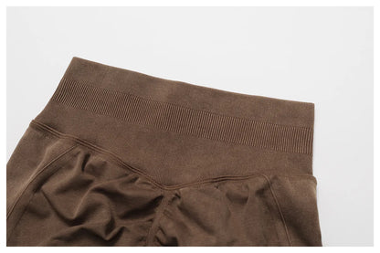 Seamless High-Waist Sculpt Yoga Shorts