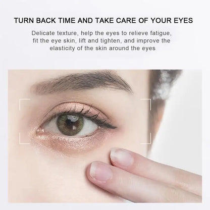 24K Gold Helle Eye Roller Augen Creme Feuchtigkeitsspendende Feuchtigkeitsspendende Augen Serum Augen Pflege Augenringe Entfernung Anti Auge Taschen 15ml L2P8