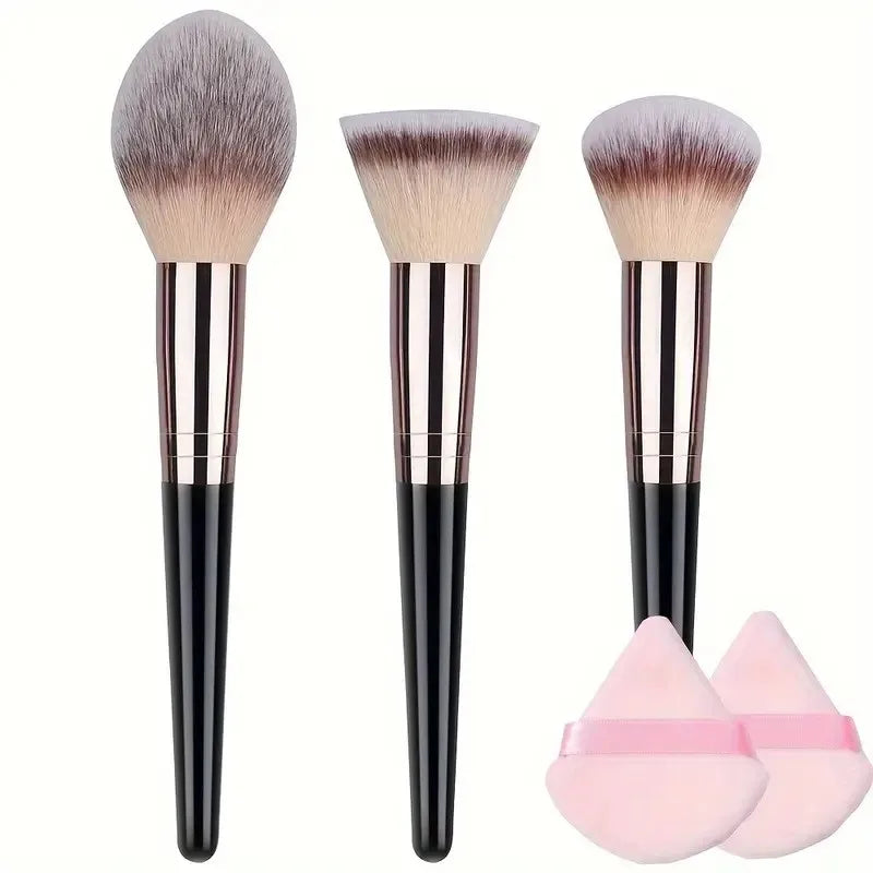 Professional 3-20PCS Rose Gold Makeup Brushes