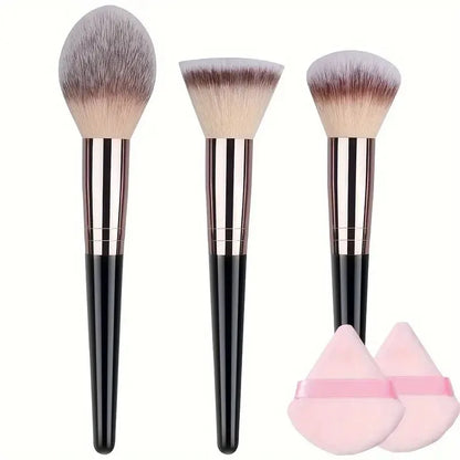 Professional 3-20PCS Rose Gold Makeup Brushes