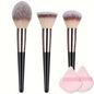 Professional 3-20PCS Rose Gold Makeup Brushes