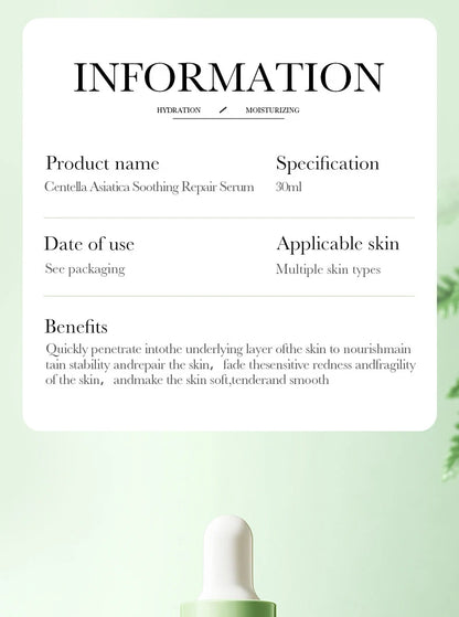 BIOAQUA Centella Face Serum skincare Face Essence Moisturizing Hydrating Firming Repairing Facial Liquid Serum Skin Care