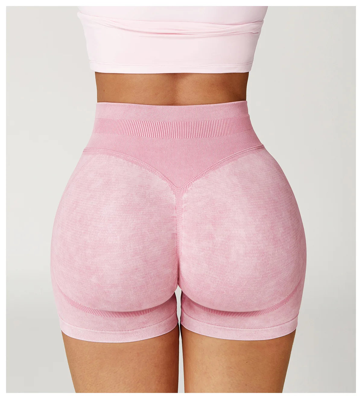 Seamless High-Waist Sculpt Yoga Shorts