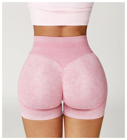Seamless High-Waist Sculpt Yoga Shorts