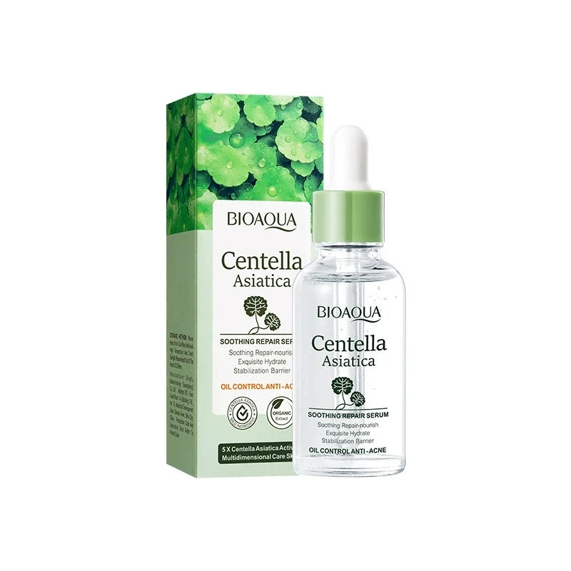 2  pcs BIOAQUA Centella Asiatica Face Serum skincare Facial Essence Moisturizing Repairing Anti-aging Facial Serum Skin Care