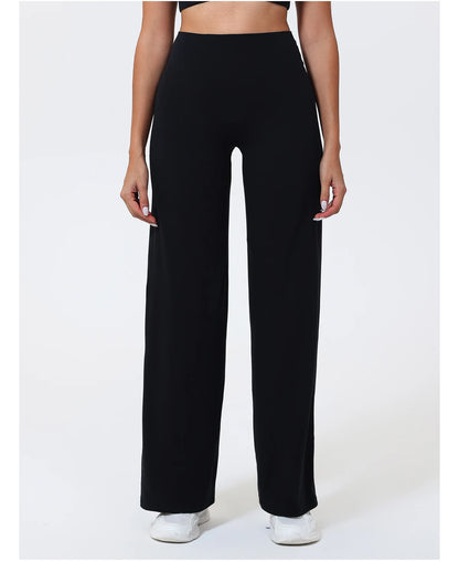 High-Waist Wide-Leg Yoga Pants