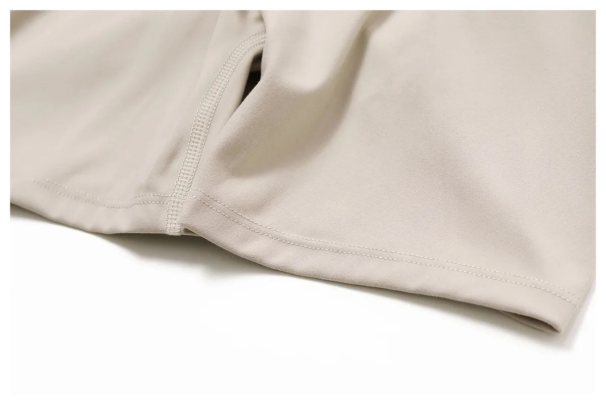 High-Waist Scrunch Yoga Shorts | Seamless Fitness Shorts