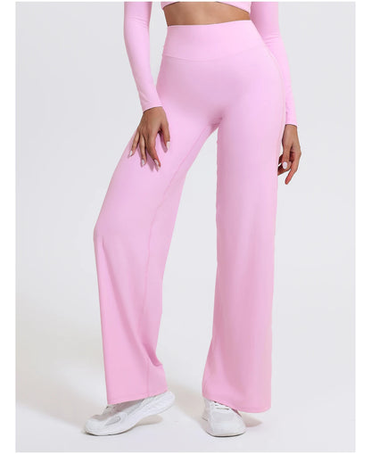 High-Waist Wide-Leg Yoga Pants