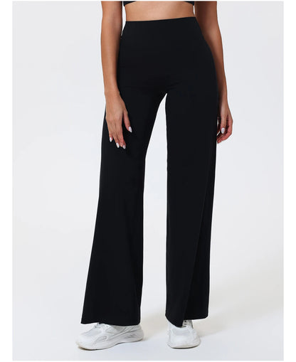 High-Waist Wide-Leg Yoga Pants