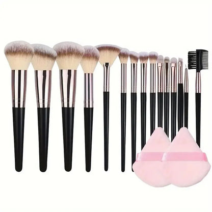 Professional 3-20PCS Rose Gold Makeup Brushes
