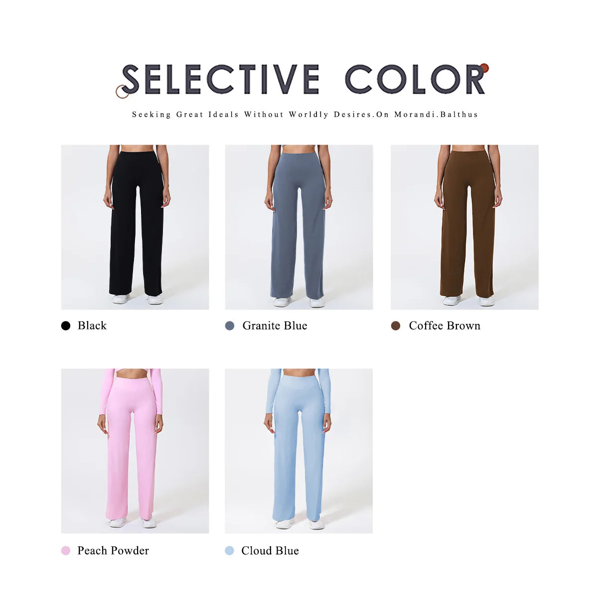 High-Waist Wide-Leg Yoga Pants
